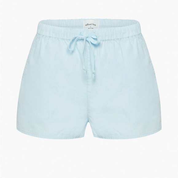 Aritzia Pants - Aritzia Sail Poplin Short size Small Blue